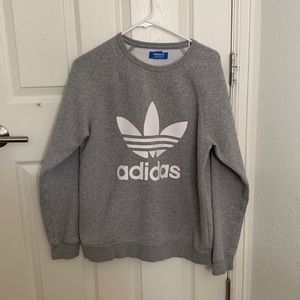 Gray adidas sweatshirt